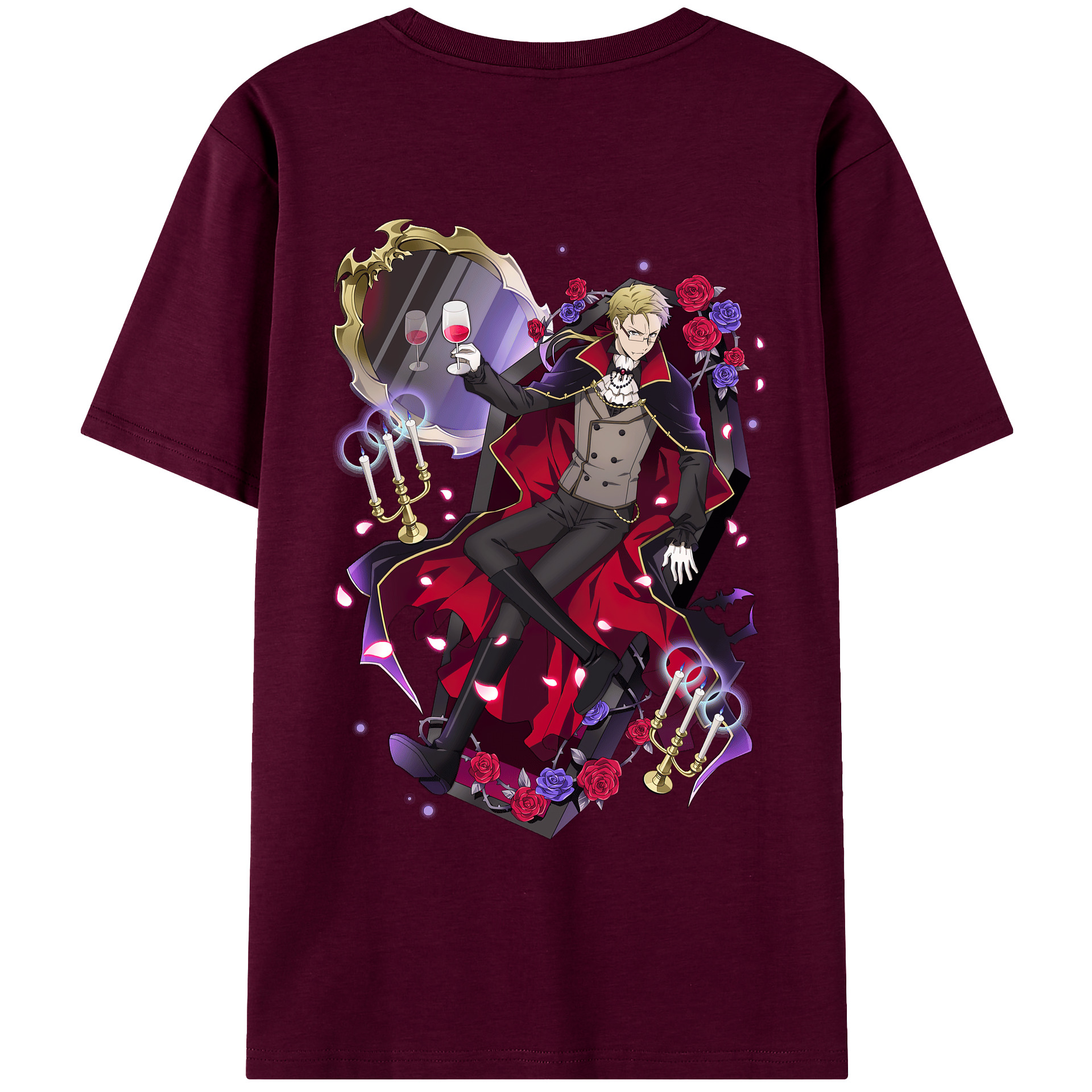 （画像用） 文豪ストレイドッグス Bungo Stray Dogs レディース半袖Tシャツ(バックプリント)